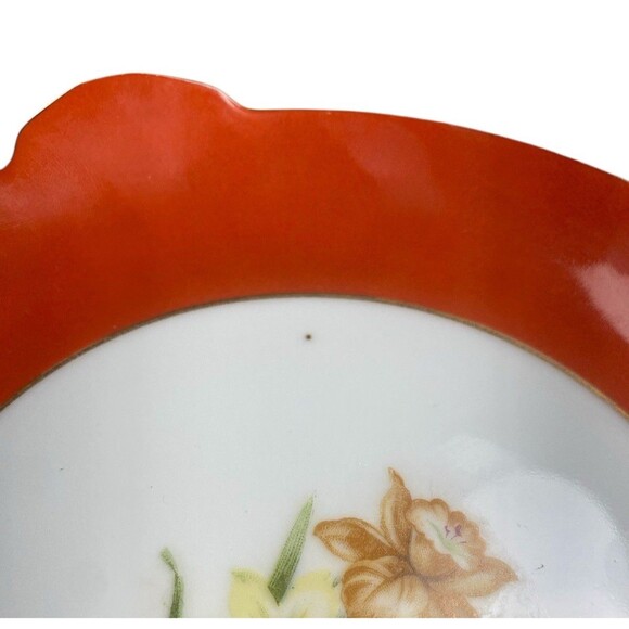 VTG Ucagco China Occupied Dessert Plate Marked Area For Teacup (not Included) 8" - Picture 3 of 10